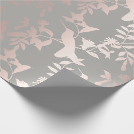 Papel De Presente Cinza Rosa Tropic de Verão, Tropic, Bengala