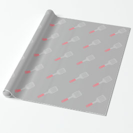 Papel De Presente Cinza Spatula Utensils