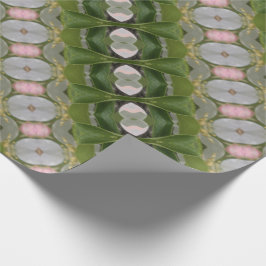 Papel De Presente cinza verde bonito, branca e coral rosa, com padrã