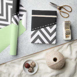 Papel De Presente Cinza Zigzag, Cinza Chevron, Zigzag Patterno, Casa