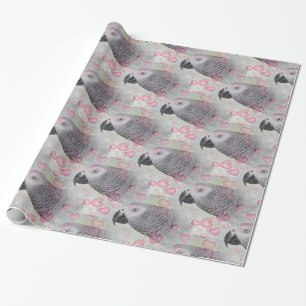 Papel De Presente Cinzas Africanas Puffy Hearts