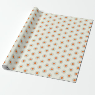 Papel De Presente Cinzas com centro amarelo pp3