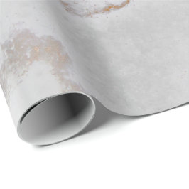 Papel De Presente Cinzas de prata Dourada de marfim traçam mármore