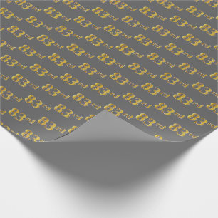 Papel De Presente Cinzas, evento do ouro 83rd do falso