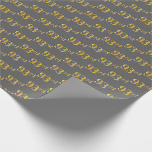 Papel De Presente Cinzas, evento do ouro 93rd do falso