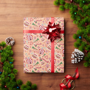 Papel De Presente Circo de Natal
