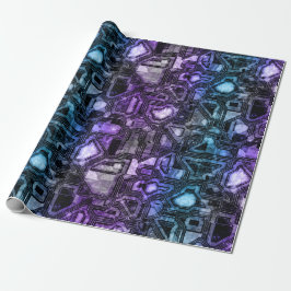 Papel De Presente Circuitos gemstone - astro-shadow: