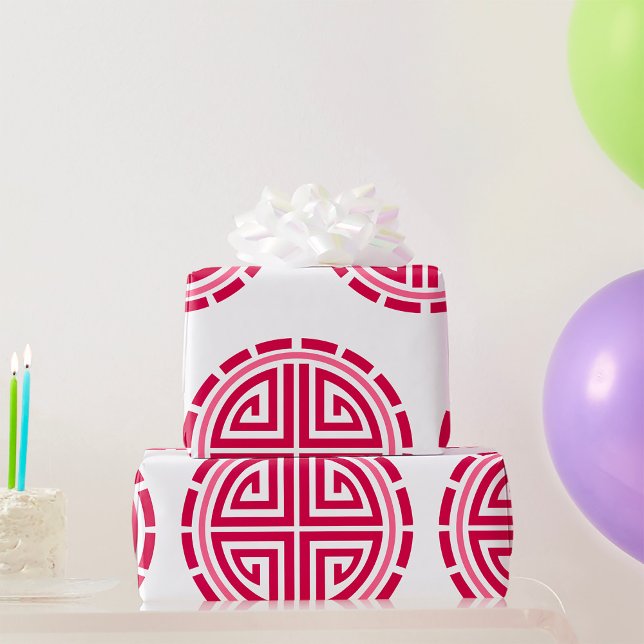 Papel De Presente Círculo Art Déco (Criador carregado)