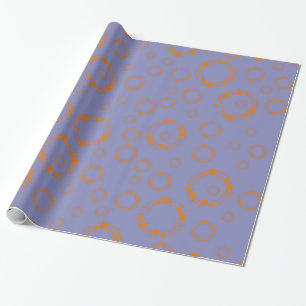 Papel De Presente círculo azul cinzento quadrado padrão quadrado pad