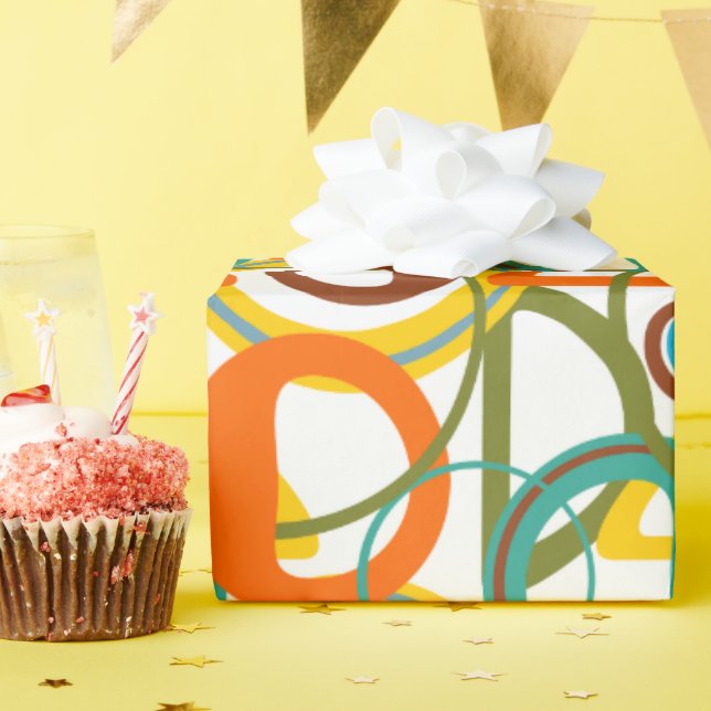 Papel De Presente Círculos, Círculos (Festa de aniversário)
