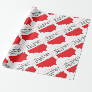 Papel De Presente Citação do Papa João Paulo II
