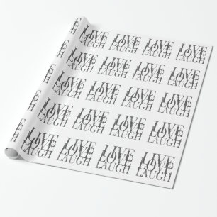 Papel De Presente Citações inspiradas do riso vivo do amor