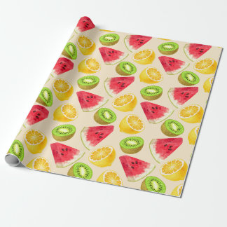 Papel De Presente Citrus Wrapping Paper