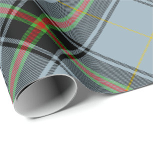 Papel De Presente Clan Bell Tartan