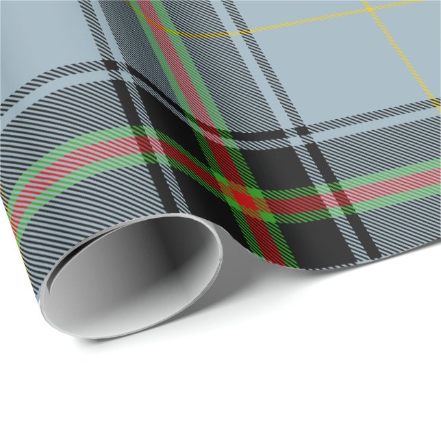 Papel De Presente Clan Bell Tartan (Ponta do rolo)