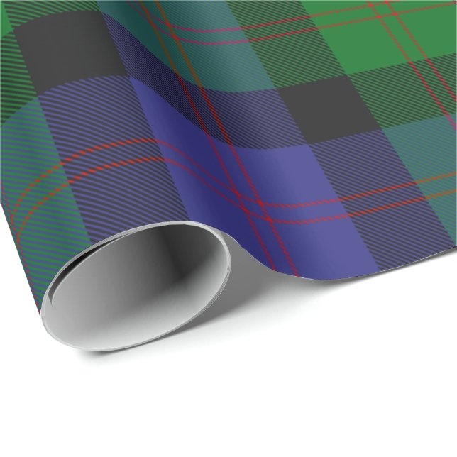Papel De Presente Clan Blair Tartan Wrapping Paper (Ponta do rolo)