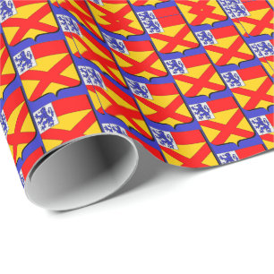 Papel De Presente Clan Bruce Casaco de Braços Padrão