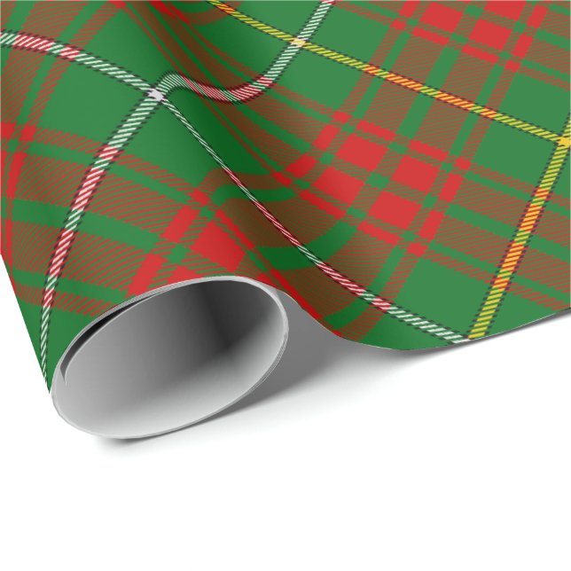 Papel De Presente Clan Bruce Hunting Tartan (Ponta do rolo)