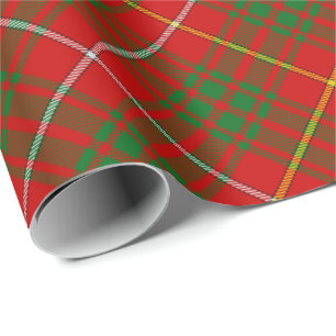 Papel De Presente Clan Bruce Tartan