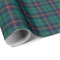 Clan Carmichael Tartan Dark Xadrez Verde