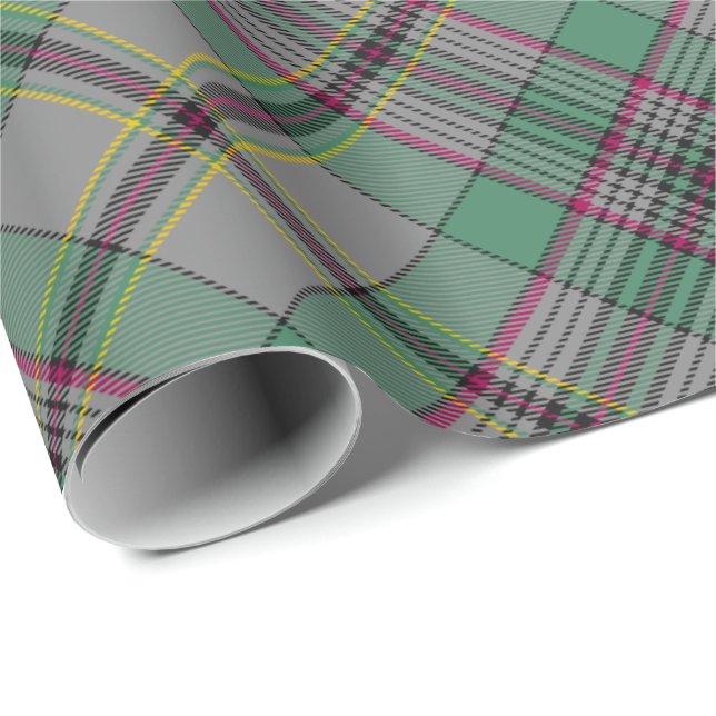 Papel De Presente Clan Craig Tartan Wrapping Paper (Ponta do rolo)