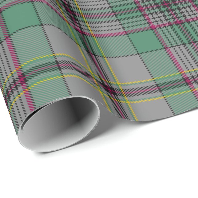 Papel De Presente Clan Craig Tartan Wrapping Paper (Ponta do rolo)