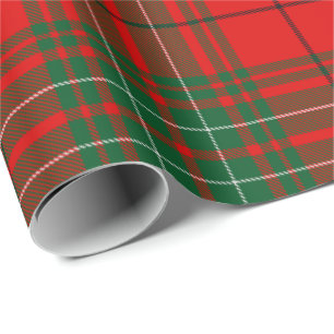 Papel De Presente Clan Cumming Tartan