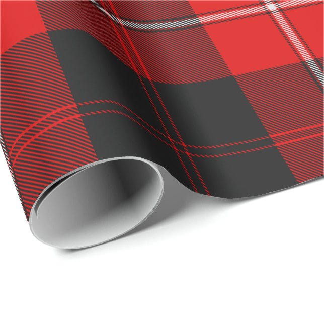 Papel De Presente Clan Cunningham Tartan (Ponta do rolo)