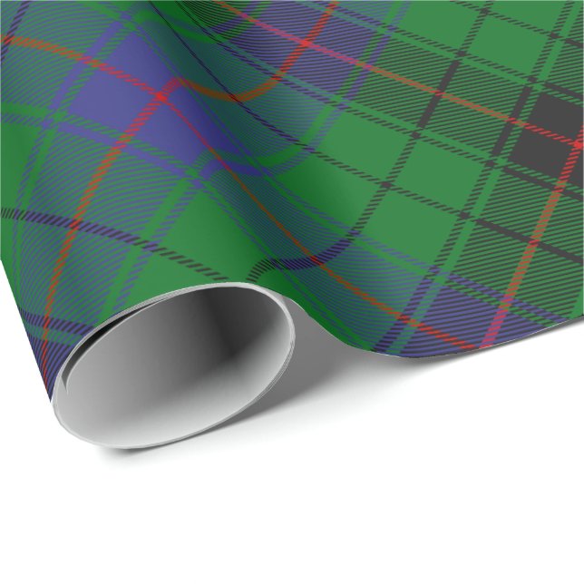 Papel De Presente Clan Davidson Tartan (Ponta do rolo)