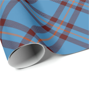 Papel De Presente Clan Elliot Antigo Tartan