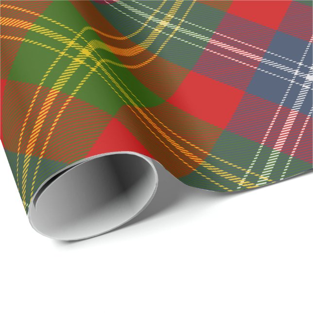Papel De Presente Clan Forrester Tartan (Ponta do rolo)