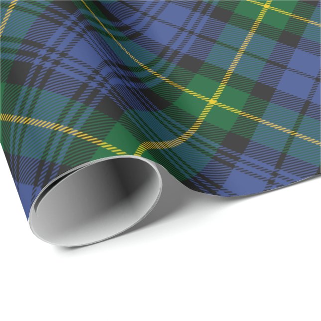 Papel De Presente Clan Gordon Tartan Wrapping Paper (Ponta do rolo)