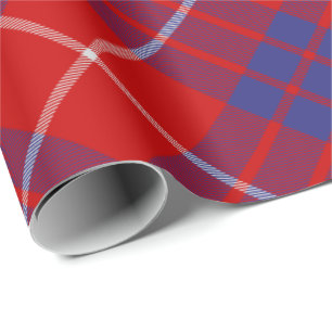 Papel De Presente Clan Hamilton Red Tartan Wrappaper