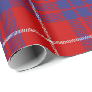 Papel De Presente Clan Hamilton Red Tartan Wrappaper