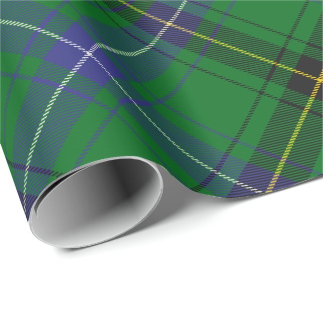 Papel De Presente Clan Henderson Tartan (Ponta do rolo)