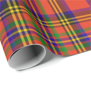 Papel De Presente Clan Hepburn Tartan