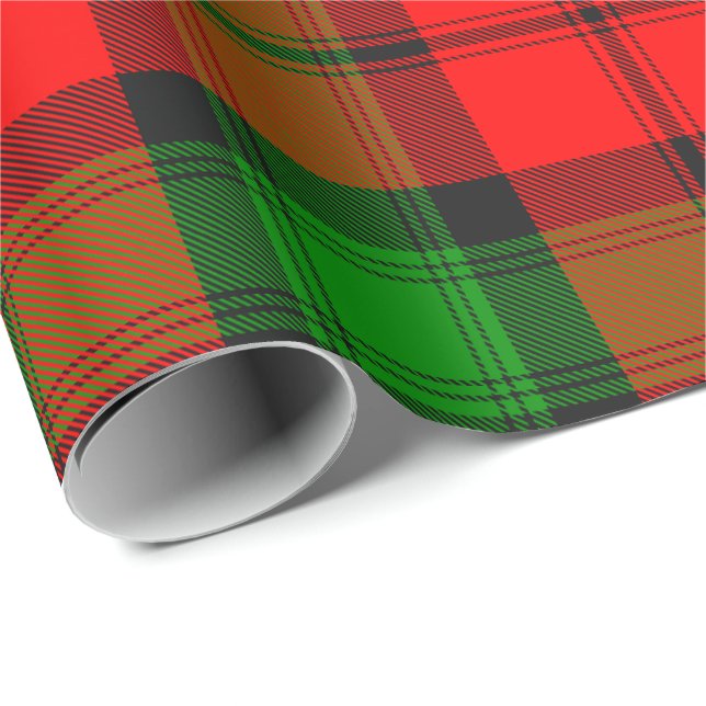 Papel De Presente Clan Kerr Tartan (Ponta do rolo)