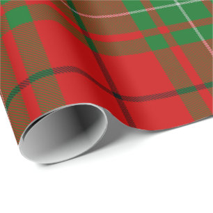 Papel De Presente Clan MacAulay Tartan Wrapping Paper