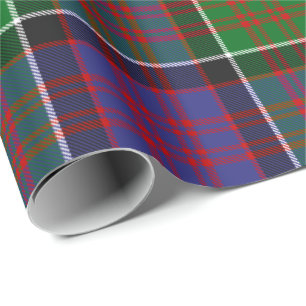 Papel De Presente Clan MacDonald do Clanranald Tartan Wrapping Paper