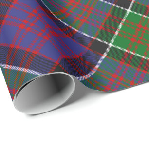 Papel De Presente Clan MacDonald do Clanranald Tartan Wrapping Paper