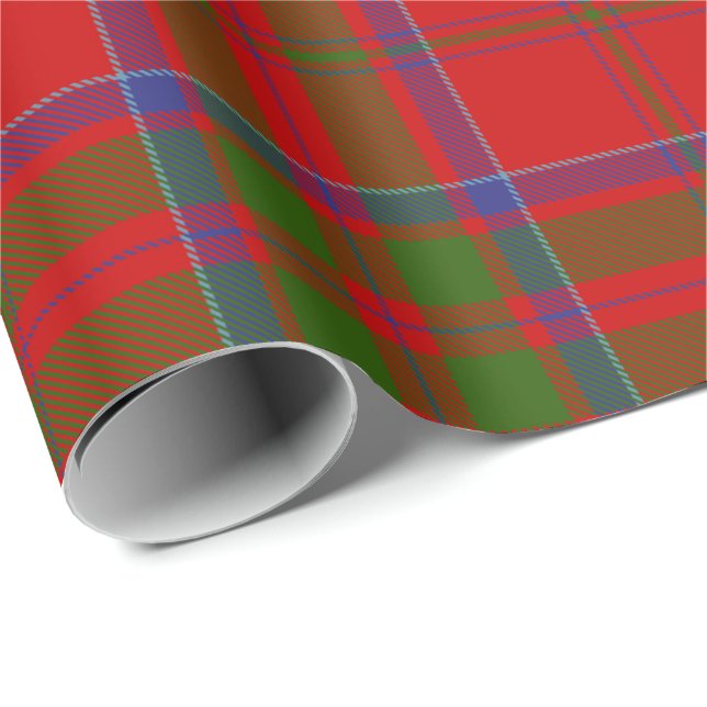Papel De Presente Clan MacDonald do Keppoch Tartan Wrapping Paper (Ponta do rolo)