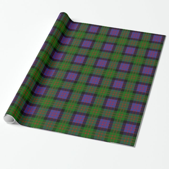 Papel De Presente Clan MacDonald Tartan (Desenrolado)