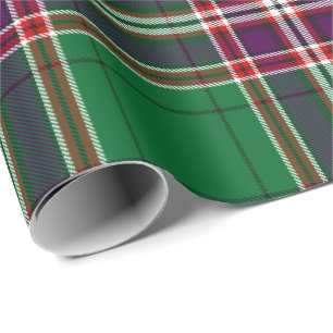 Papel De Presente Clan MacFarlane Modern caçando Tartan