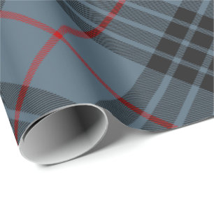 Papel De Presente Clan MacKay Blue Tartan