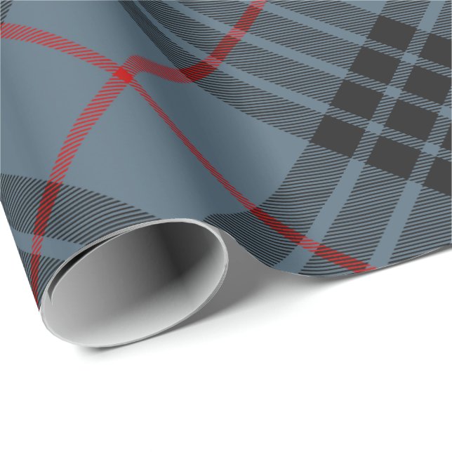 Papel De Presente Clan MacKay Blue Tartan (Ponta do rolo)