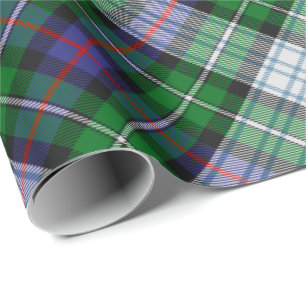 Papel De Presente Clan MacKenzie Dress Tartan Wrapping Paper