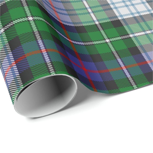 Papel De Presente Clan MacKenzie Dress Tartan Wrapping Paper (Ponta do rolo)