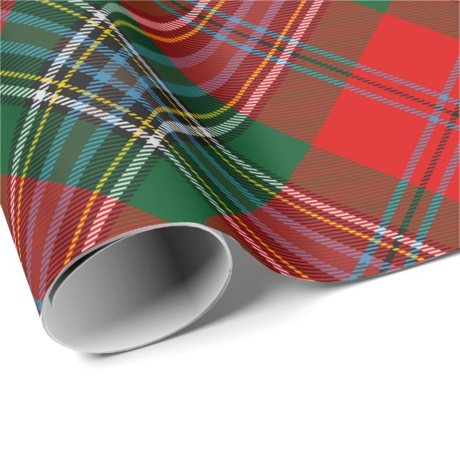 Papel De Presente Clan MacLean Tartan (Ponta do rolo)