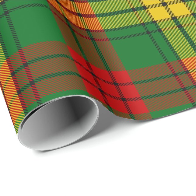 Papel De Presente Clan MacMillan Tartan (Ponta do rolo)