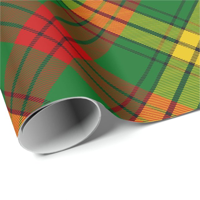 Papel De Presente Clan MacMillan Tartan (Ponta do rolo)